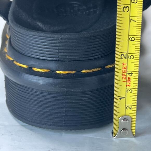 Dr Martens Olson Milled Nappa Platform Zip Up Gladiator Sandals Black Women's 9 - Picture 9 of 12